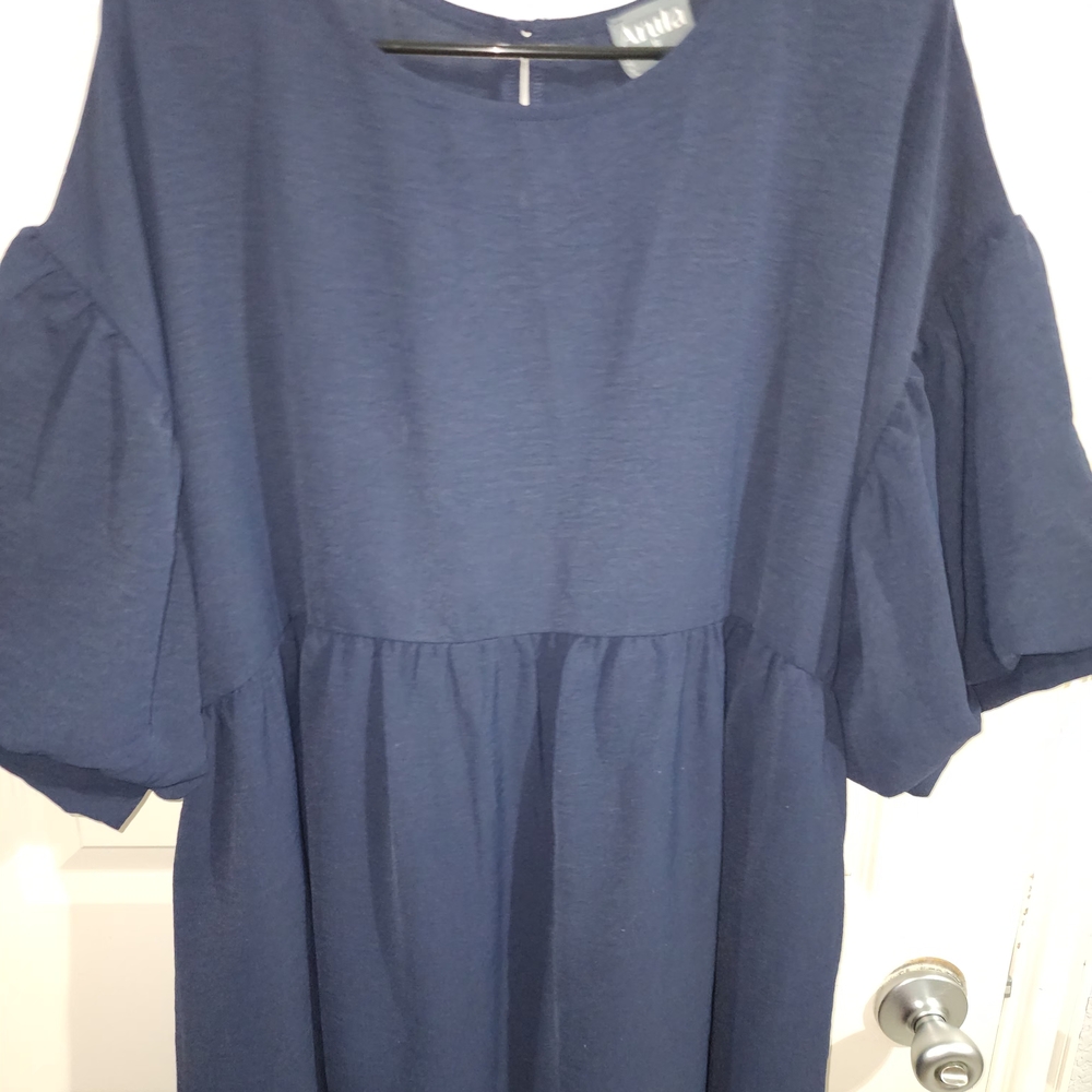 Navy Blue Dress - Picture 4 of 5